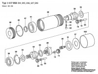Bosch 0 607 958 818 370 WATT-SERIE Planetary Gear Train Spare Parts